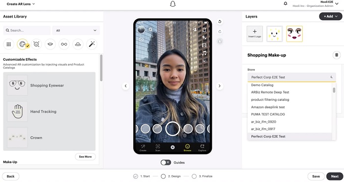 Snapchat Lens Web Builder